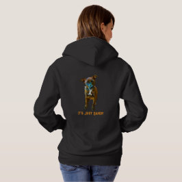 Bunte Pop-Art-Hundeporträt "Es ist einfach Dandy" Hoodie