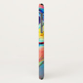 Bunte Pop-Kunst-Dackel Case-Mate iPhone Hülle (Hinten/Links)