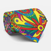 Bunte Pop-Kunst-Krawatte Krawatte (Gerollt)