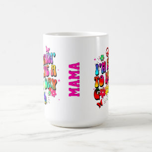 Bunte positive Schwingungen Motivierend für sie Kaffeetasse