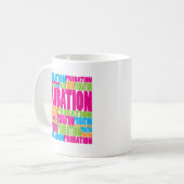 Bunte Probe Kaffeetasse (Vorderseite Links)