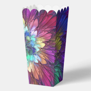 Bunte psychedelische Blumen-Abstract-Fraktal-Kunst Geschenkschachtel