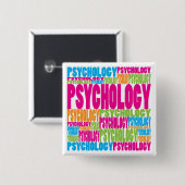 Bunte Psychologie Button (Vorne & Hinten)