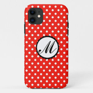 Bunte Punkt-kundenspezifisches Monogramm iphone Case-Mate iPhone Hülle