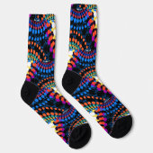 Bunte Punkte Mode Socken (Rechts)