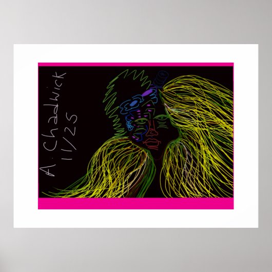 Bunte Puppe Poster (Vorne)