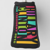 Bunte Putterabdeckung Hillary Clintons 2016 Golf Headcover (Rotieren 90)