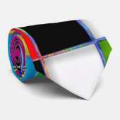 Bunte Quadrat-Krawatte kundengerecht Krawatte (Gerollt)