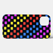 Bunte Quadrate Case-Mate iPhone Hülle (Rückseite (Horizontal))