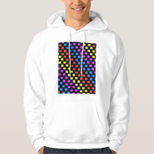 Bunte Quadrate Hoodie