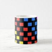 Bunte Quadrate Kaffeetasse (Mittel)