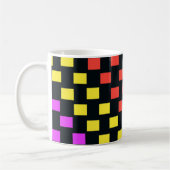 Bunte Quadrate Kaffeetasse (Links)