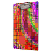 Bunte Quadrate Klemmbrett (Links)