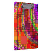 Bunte Quadrate Klemmbrett (Rechts)