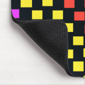 Bunte Quadrate Mousepad (Ecke)