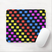 Bunte Quadrate Mousepad (Mit Mouse)
