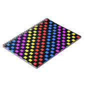 Bunte Quadrate Notizblock (Linke Seite)