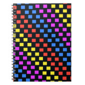 Bunte Quadrate Notizblock (Vorderseite)