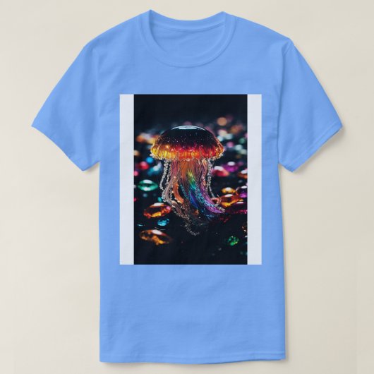 bunte Qualle T-Shirt (Design vorne)