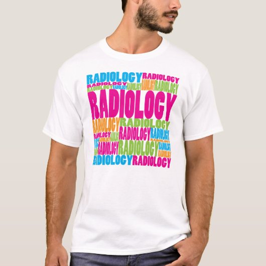 Bunte Radiologie T-Shirt (Vorderseite)