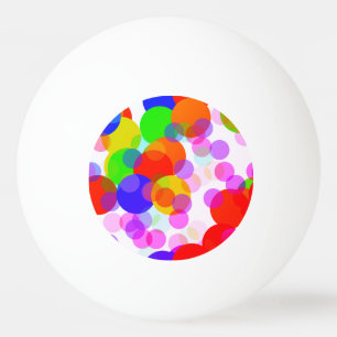 Bunte Regenbogen-Blasen Ping-Pong-Ball Tischtennisball