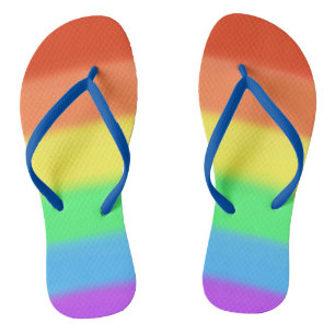 Bunte Regenbogen-Custom-FlipFlops Badesandalen