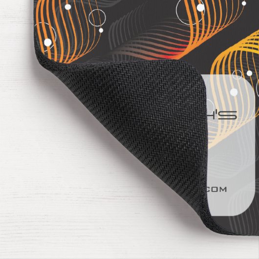 Bunte Regenbogen-gewellte abstrakte Mousepad (Ecke)