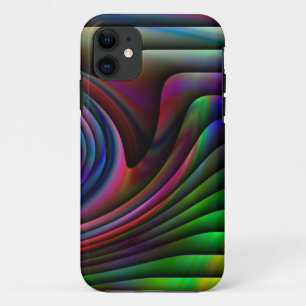 bunte Regenbogen-Kunst-iPhone-Hülle iPhone 11 Hülle