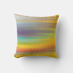 Bunte Regenbogen-Retro-Malerei Abstrakte Kunst Kissen