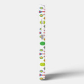 Bunte Regenbogen-Retro Punkt-künstlerisches Case-Mate iPhone Hülle (Rückseite / Links)