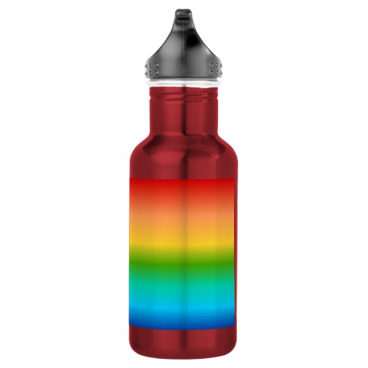 Bunte Regenbogenfarbsteigung Edelstahlflasche (Rechts)