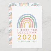 Bunte Regenbogenweihnachtszeit überlebte ich Sperr (Vorne/Hinten)