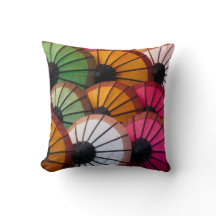 Bunte Regenschirme: Luang-Prabang-Markt