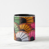 Bunte Regenschirme: Luang Prabang Markt Tasse (Zentrum)