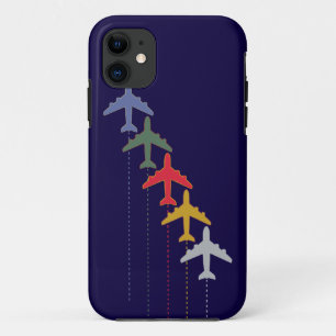 bunte Reiseflugzeuge Case-Mate iPhone Hülle