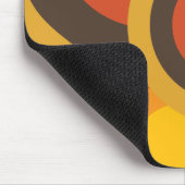 Bunte Retro abstrakte Mausunterlage Mousepad (Ecke)