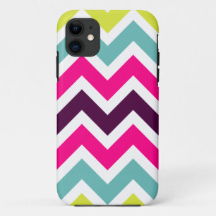 Bunte Retro FarbeZickzack iPhone 5 Fall 11 Hülle
