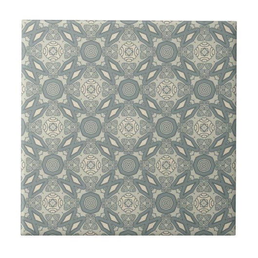 Bunte Retro-Muster-Hintergrund 5 Fliese (Vorderseite)