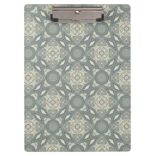 Bunte Retro-Muster-Hintergrund 5 Klemmbrett