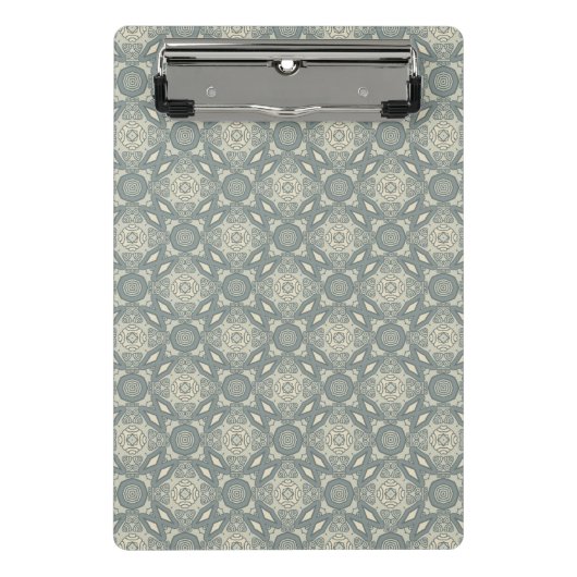 Bunte Retro-Muster-Hintergrund 5 Mini Klemmbrett (Vorderseite)