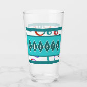 Bunte Retro Ringe MCM-Art Glas (Vorderseite)