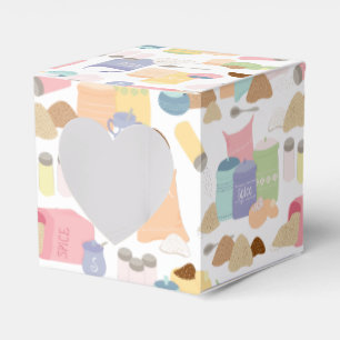 Bunte Retro-Zucker-und-Gewürzbehälter Geschenkschachtel