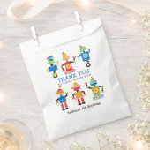 Bunte Robotertüten als Partygeschenke Geschenktütchen (Ausgeschnitten)