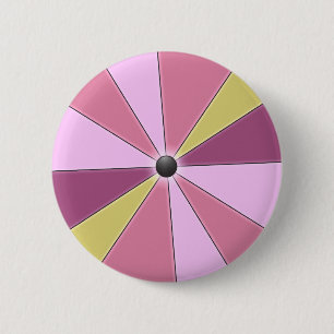 Bunte rosa Strahlen grafisch Button