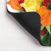 Bunte Rosen Mousepad (Ecke)