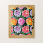 Bunte Rosen Puzzle (Vertikal)