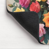 Bunte Rosenbouquet Mousepad (Ecke)