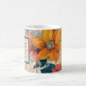 Bunte Rustikale Blumen Segen Tasse (Mittel)