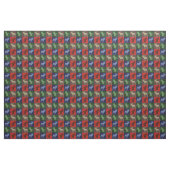 Bunte rustikale quadratisches Gewebe der Elche Stoff (Yard (91,4 cm))