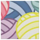 Bunte Säcke aus Garnen Stoff (Nahaufnahme)